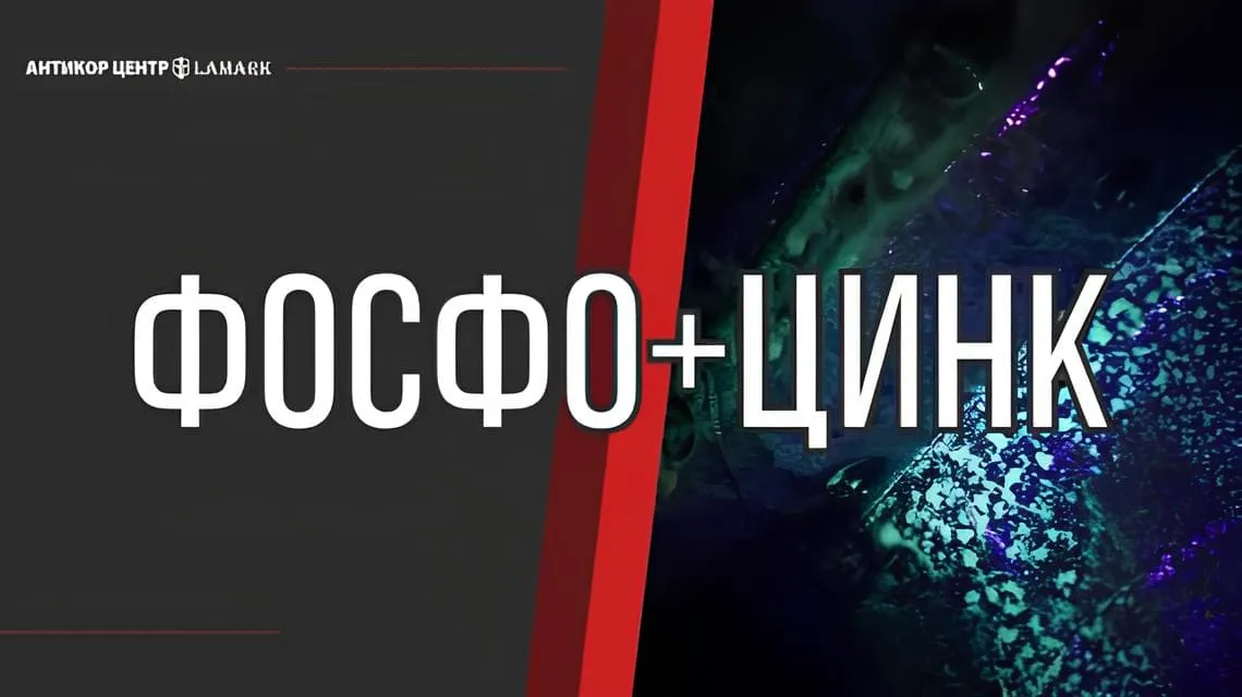 Удаление и блокировка ржавчины. Фосфо+цинк.